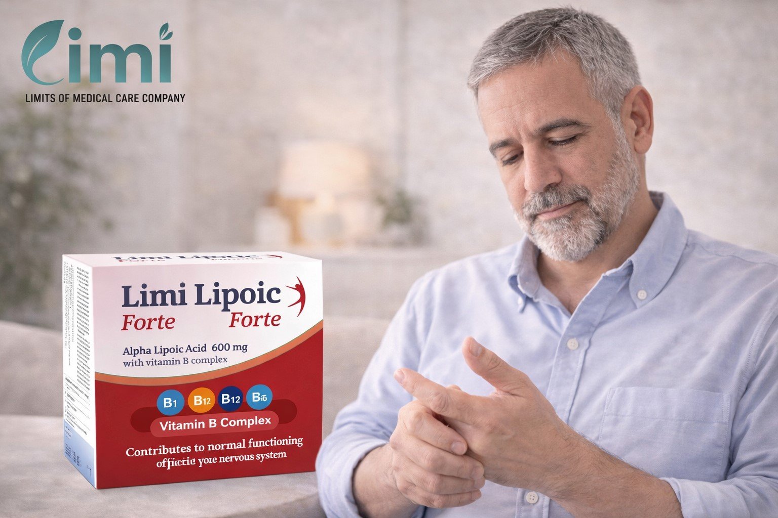 Limi Lipoic Forte for Nerve Support - Dietary Supplement and Daily Energy Boost